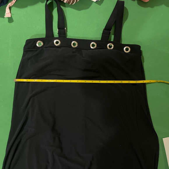 Magicsuit Black One Piece Swimsuit Silver Grommets US 10 - Picture 14 of 15